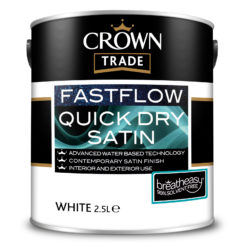 Crown Fastflow QD Satin - White