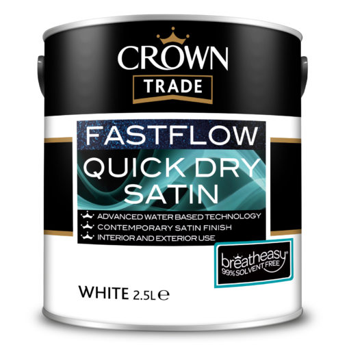 Crown Fastflow QD Satin - White