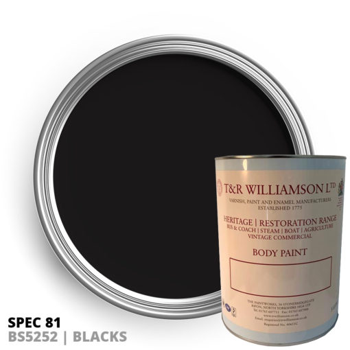 Spec 81 BS5252 Black Paints