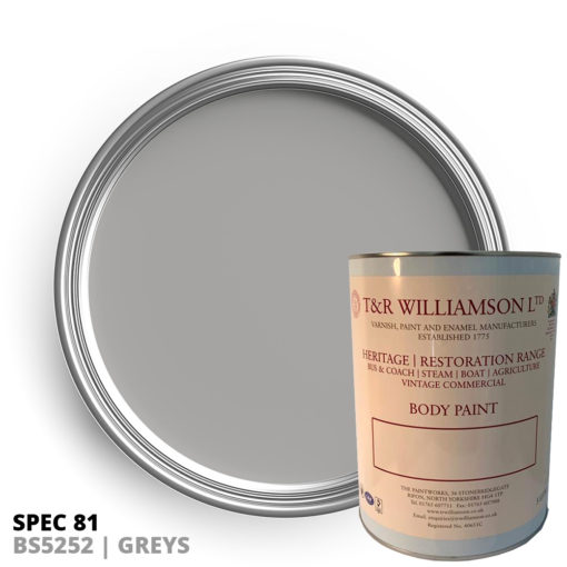 Spec 81 BS 5252 Grey Paint