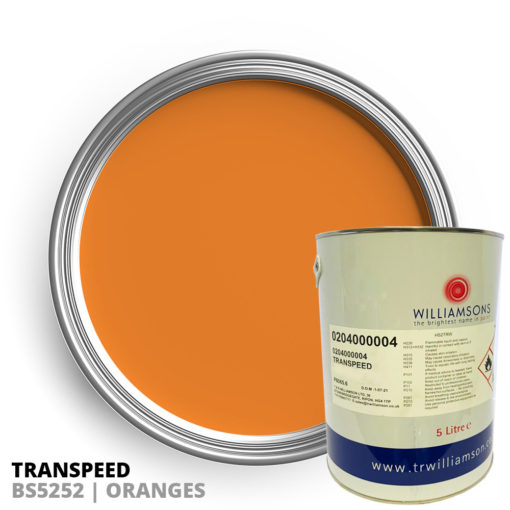 Transpeed Poly BS5252 Orange Paint