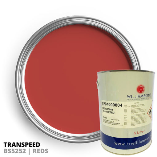 Transpeed Poly BS5252 Red Paint