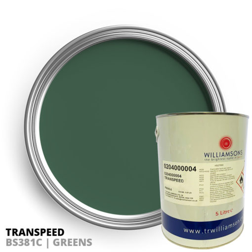 Transpeed Poly BS381C Green Aerosol Paint